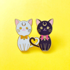 Kokeshi Cats Enamel Pin