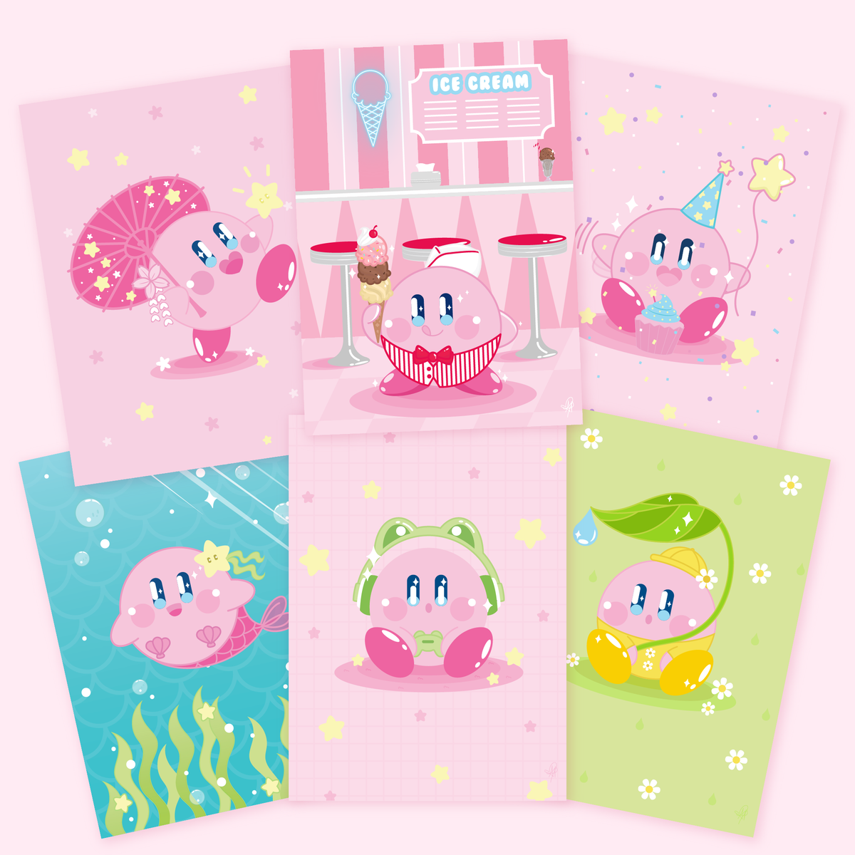 Pink Poyo Prints